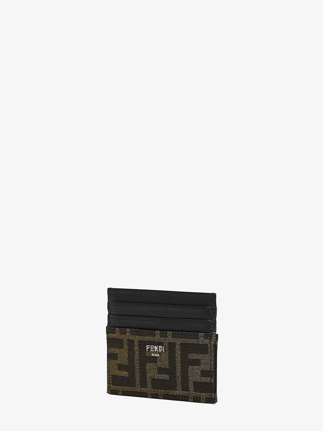 FENDI Jacquard Leather Card Holder - Mini - Banlieue91 -