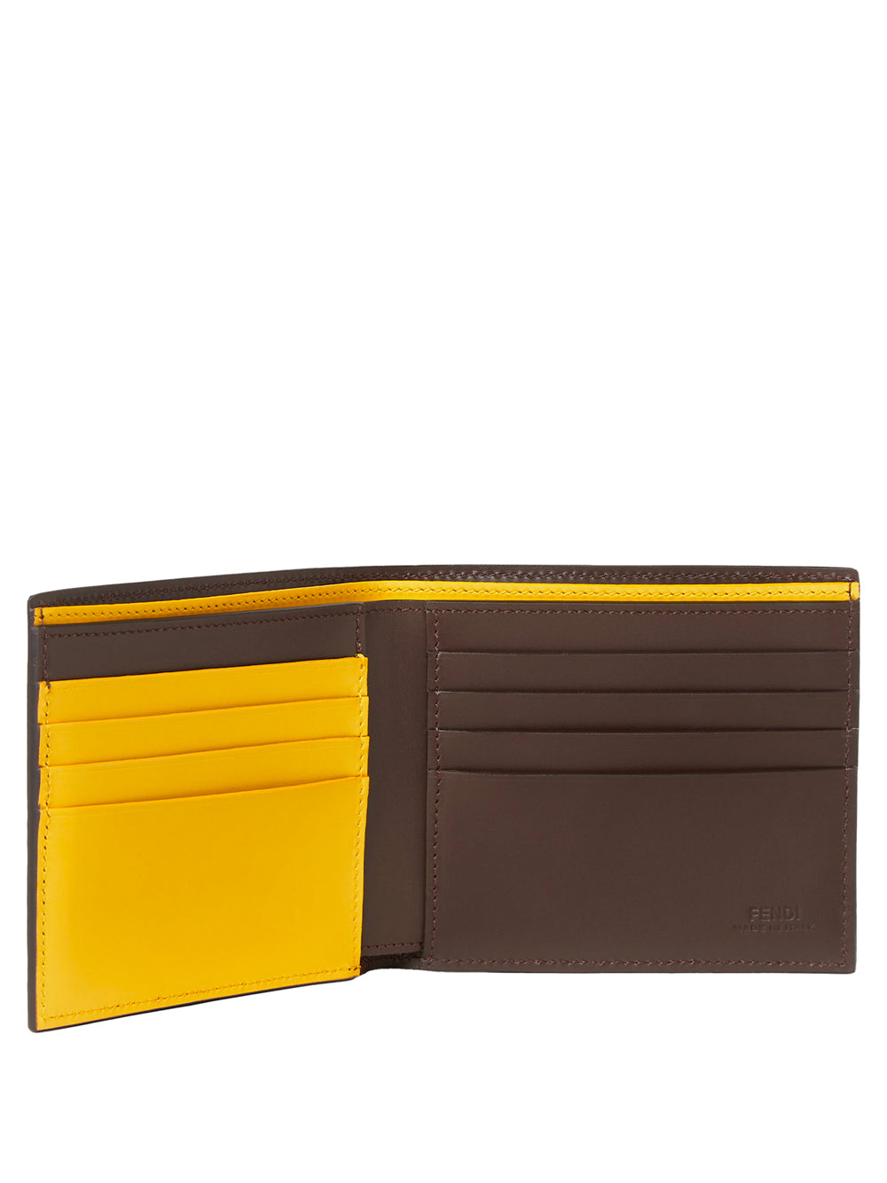 FENDI Leather Bi-Fold Mini Wallet - Banlieue91 -