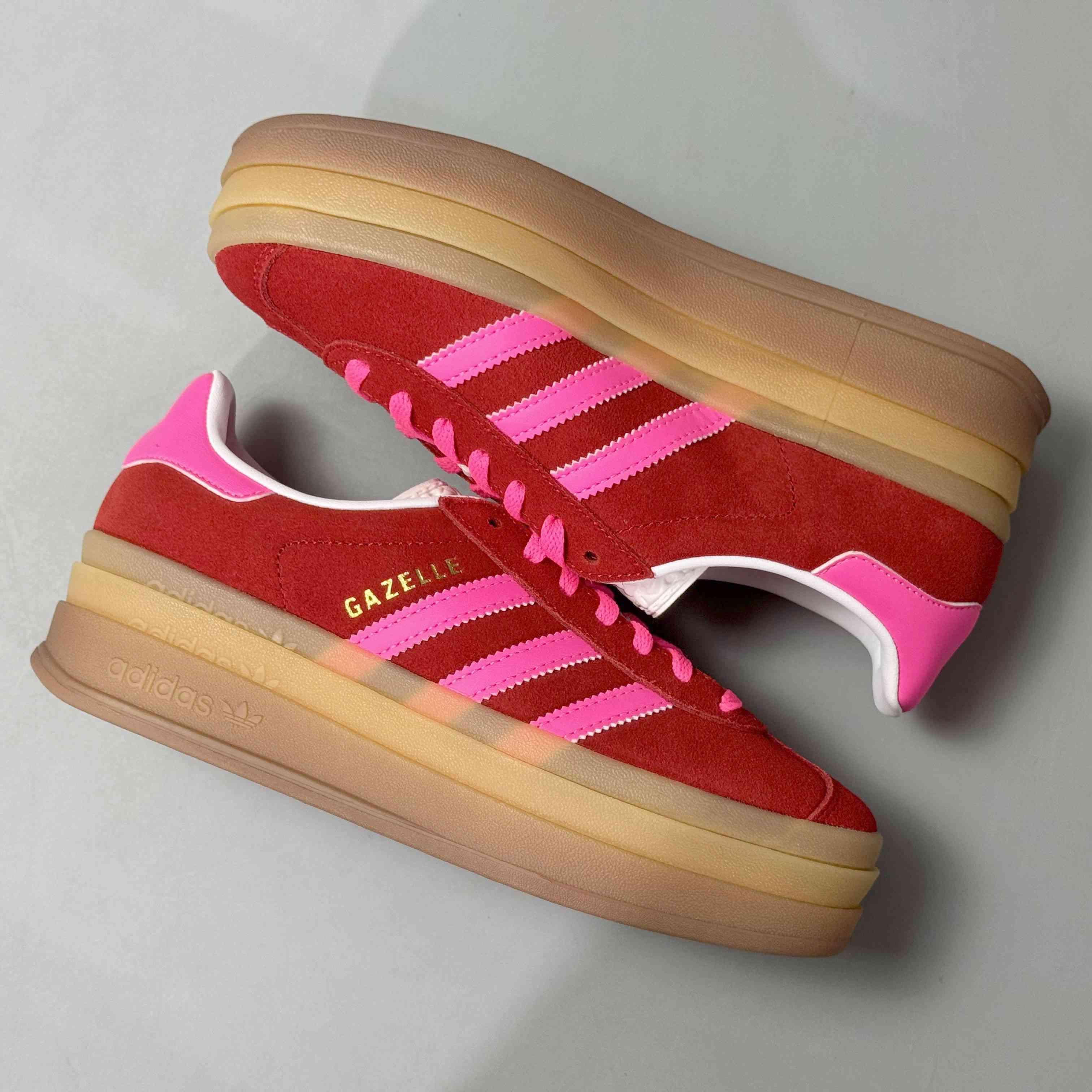 Adidas Originals Gazelle Bold 'Collegiate Red Lucid Pink' - Banlieue91