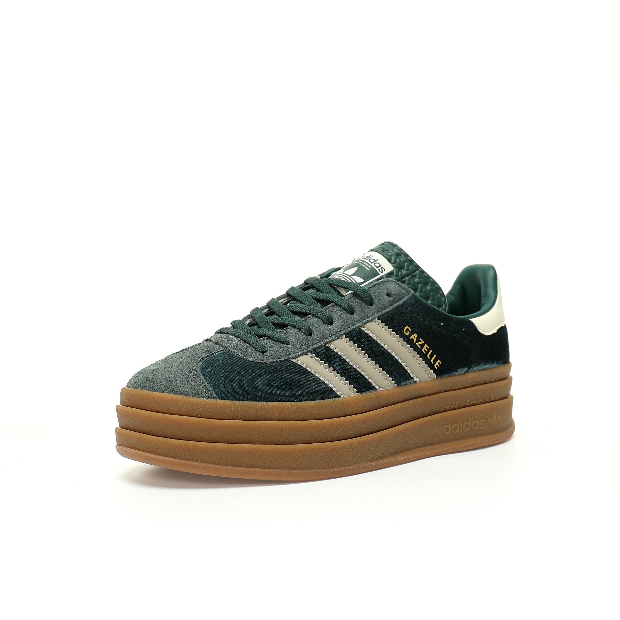 Adidas Originals Gazelle Bold 'Mineral Green Velvet' - Banlieue91 -