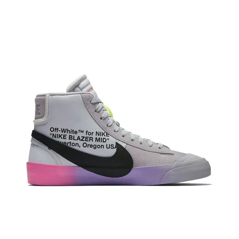 Nike Blazer Mid Off White Wolf Grey Serena Queen