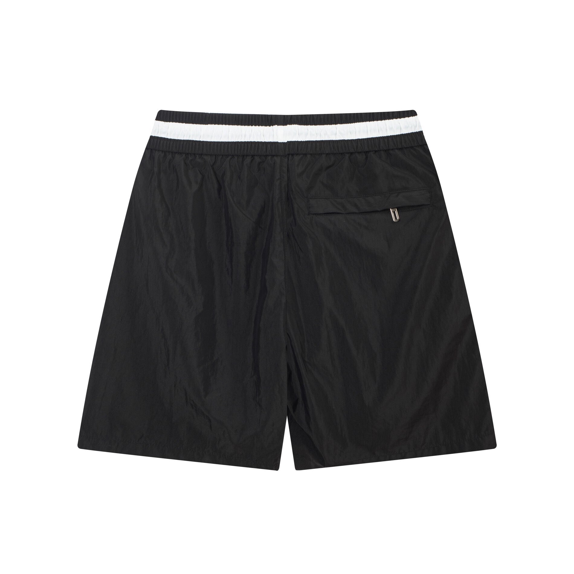 Burberry Men's Striped Cotton Knit Basketball Shorts 'Black'