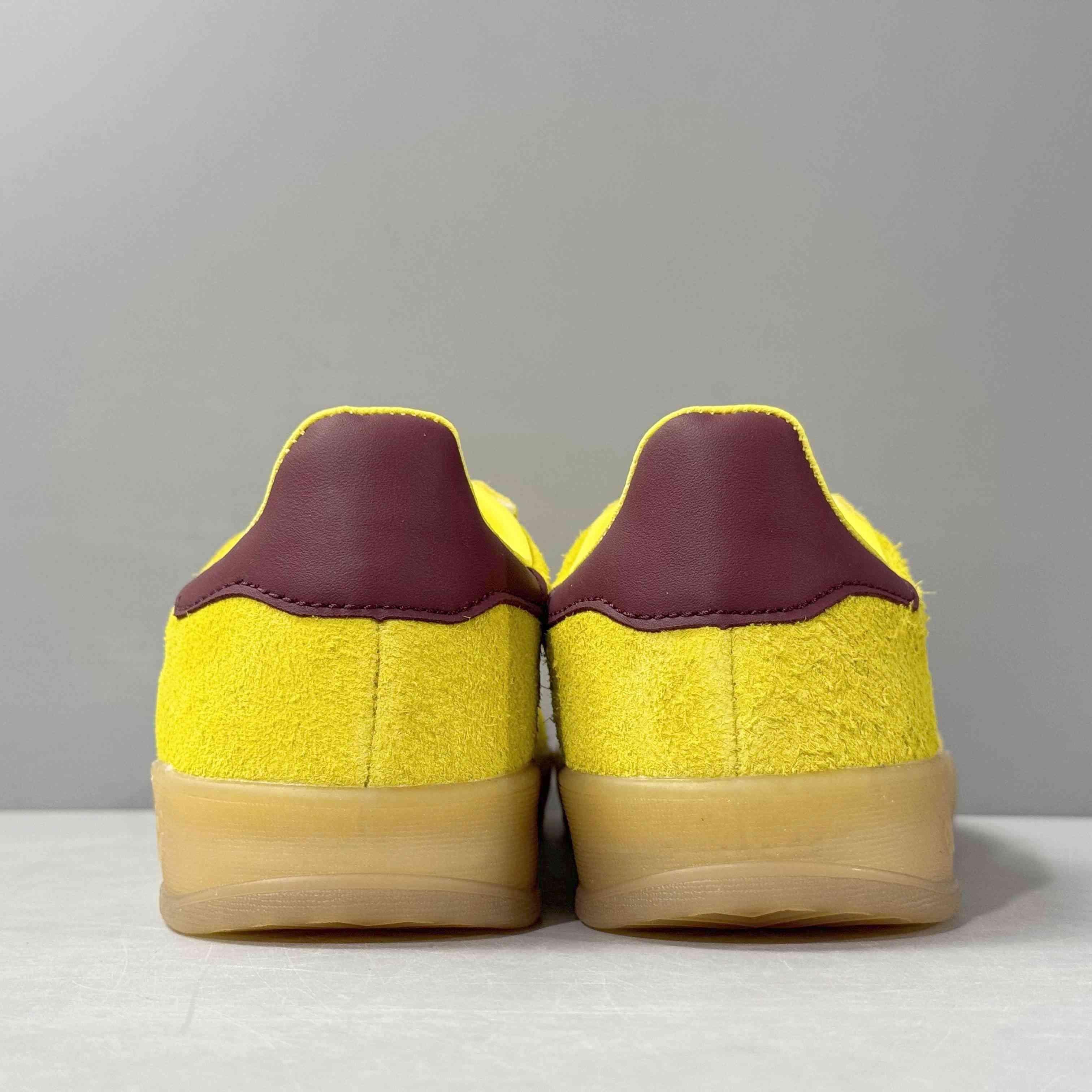 Adidas Originals Gazelle Indoor 'Bright Yellow Burgundy' - Banlieue91