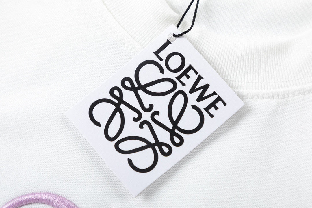 Loewe T-Shirt Without Collar 'White' - Banlieue91