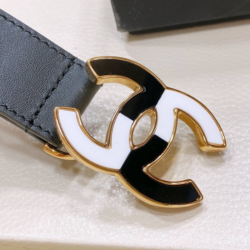 Chanel Women Logo Banding Belt 'Black' - Banlieue91