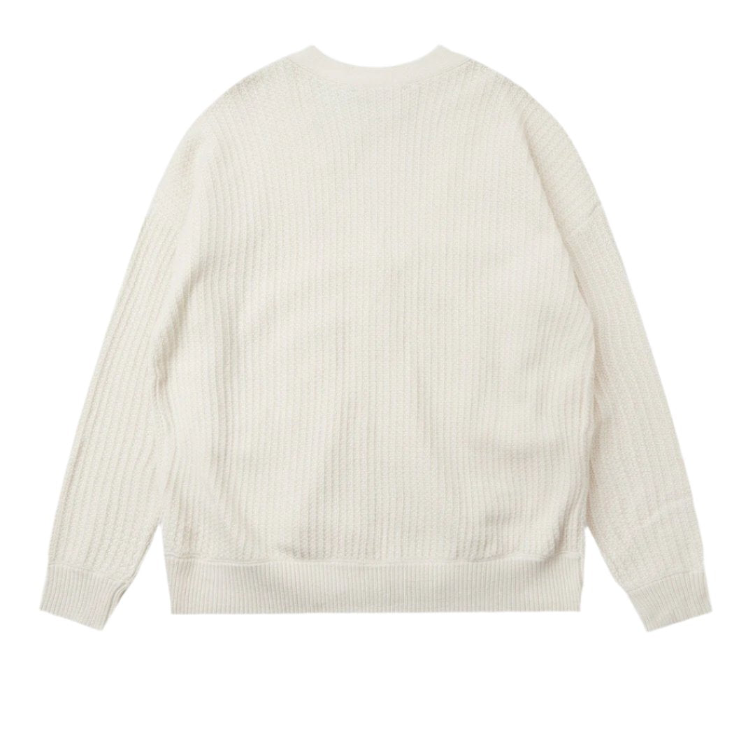 Gucci Knit cotton cardigan with patch Ivory - Banlieue91