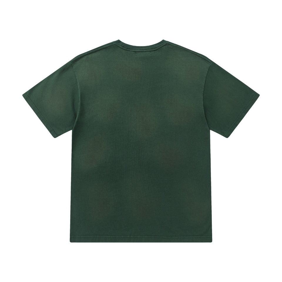 Amiri Lion Green T-Shirt Without Collar - Banlieue91