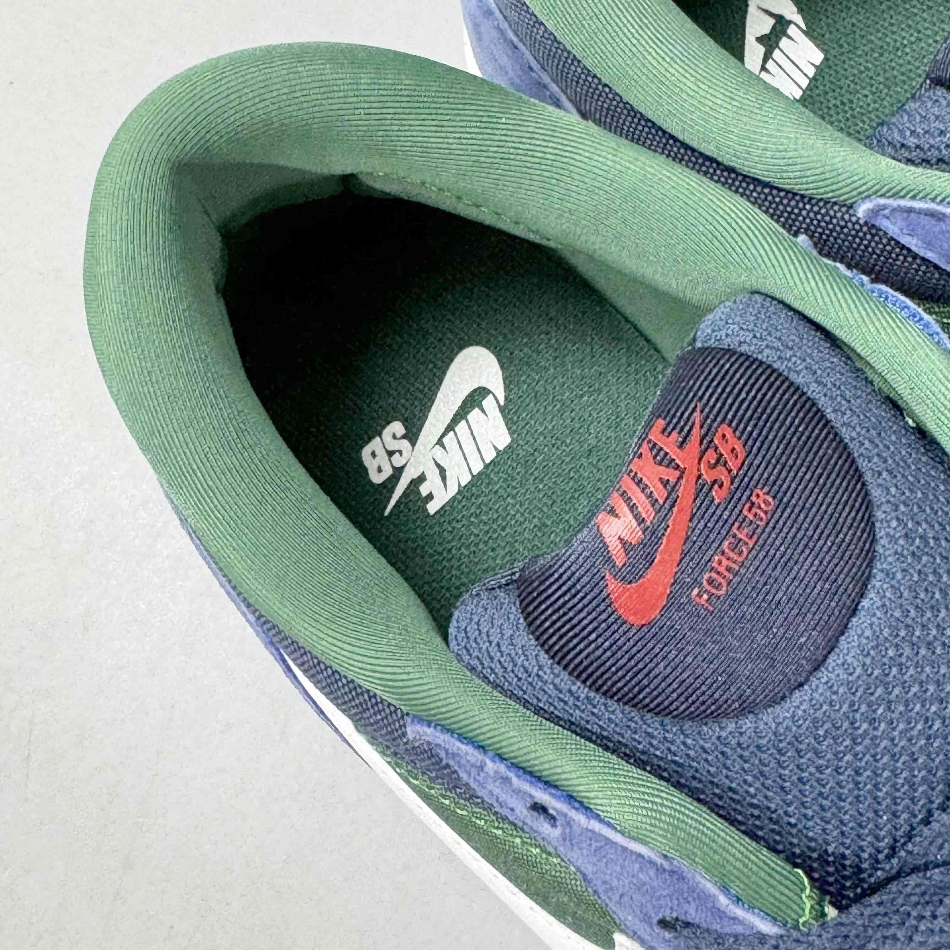 Nike SB Force 58 Navy Noble Green - Banlieue91