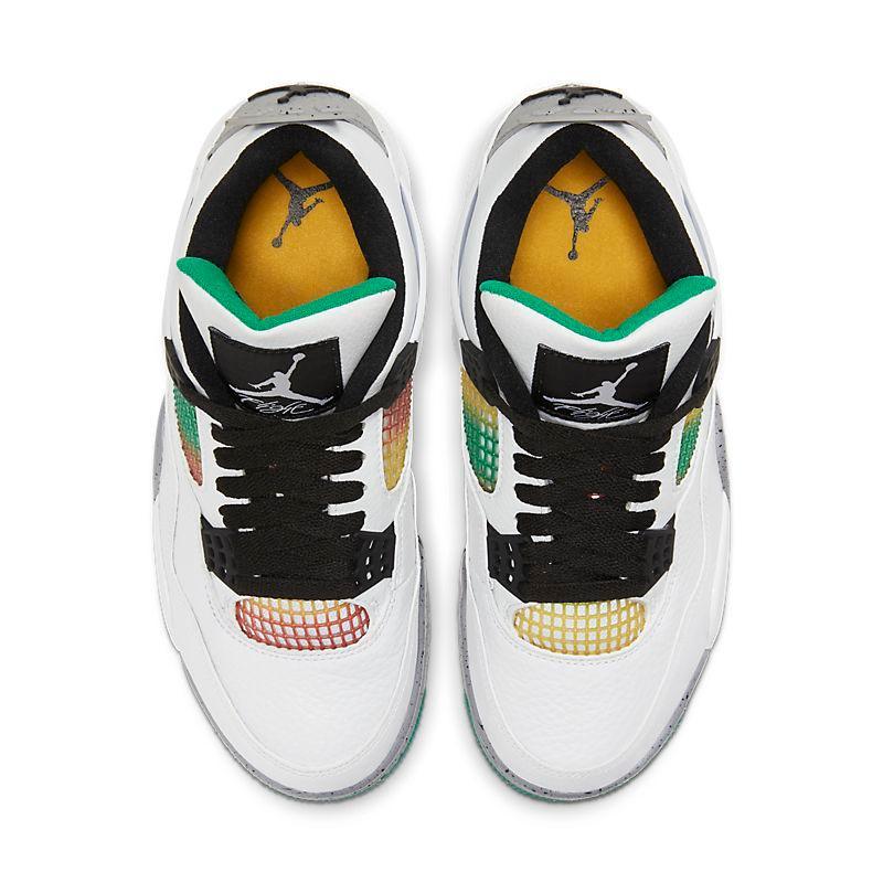 Air Jordan 4 Retro 'Lucid Green Rasta' - Banlieue91