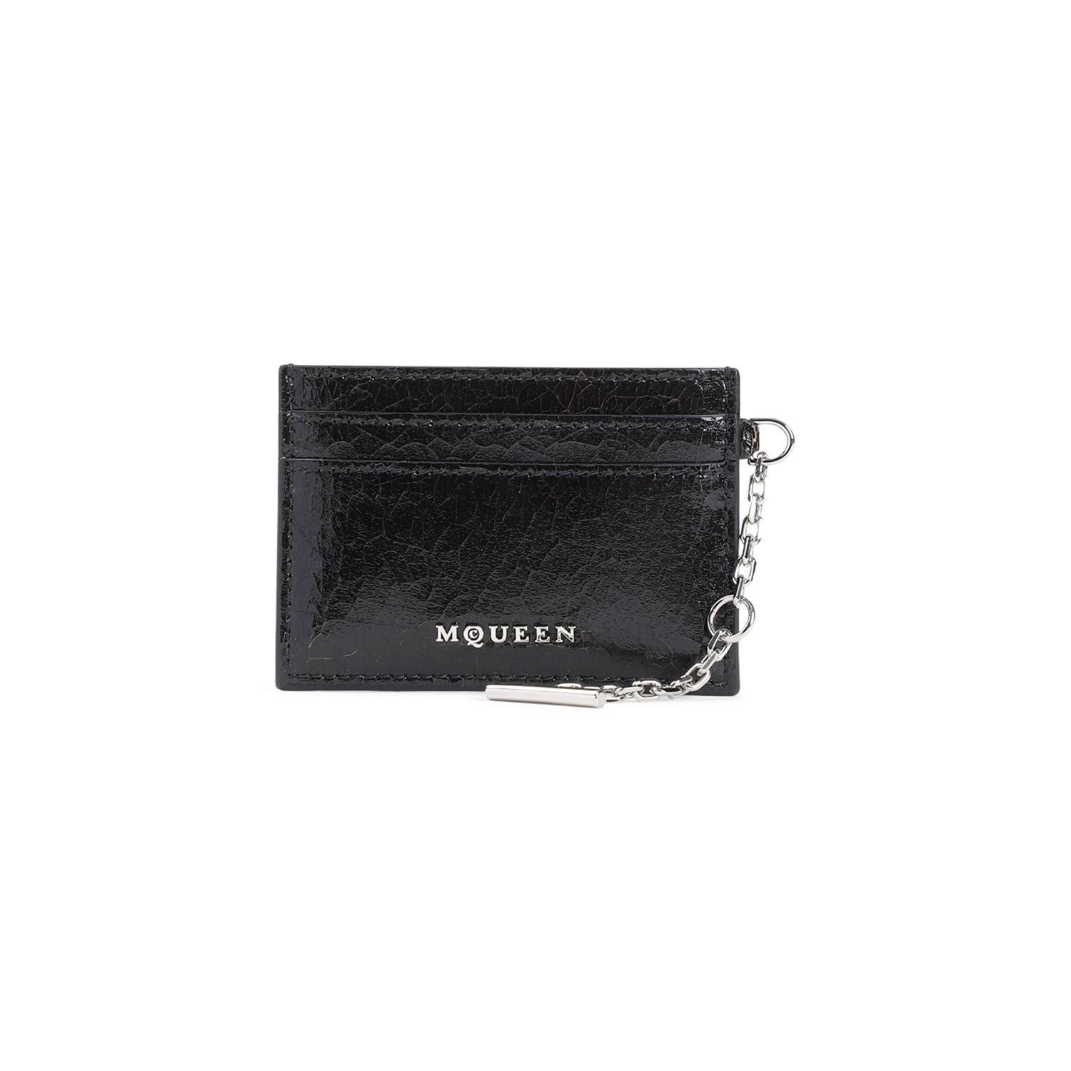 ALEXANDER MCQUEEN Mini Leather Sling Card Holder - Banlieue91 -