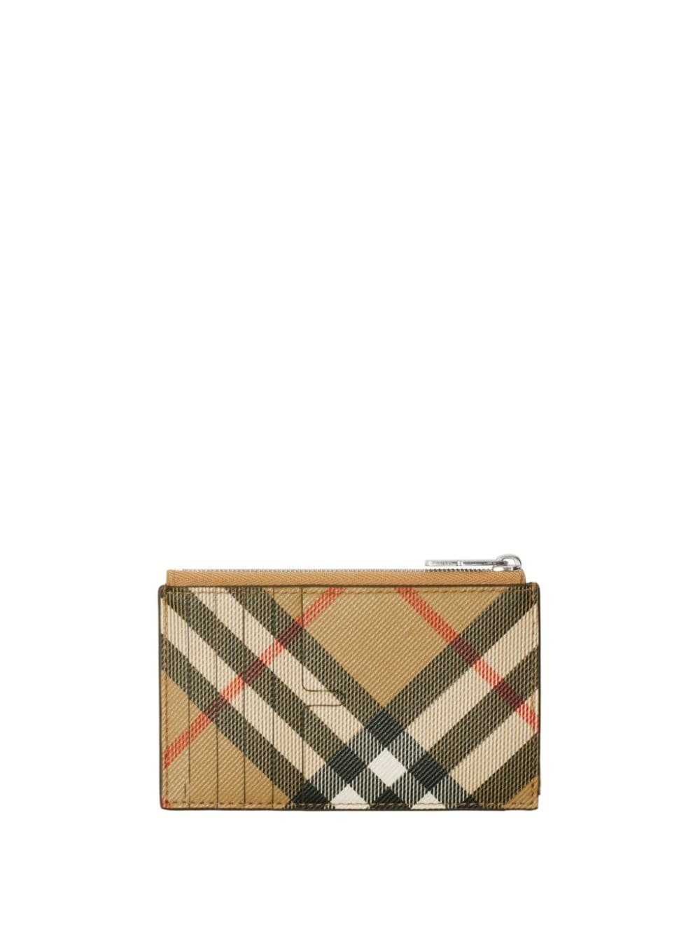 BURBERRY Checked Mini Canvas Card Holder - Banlieue91 -