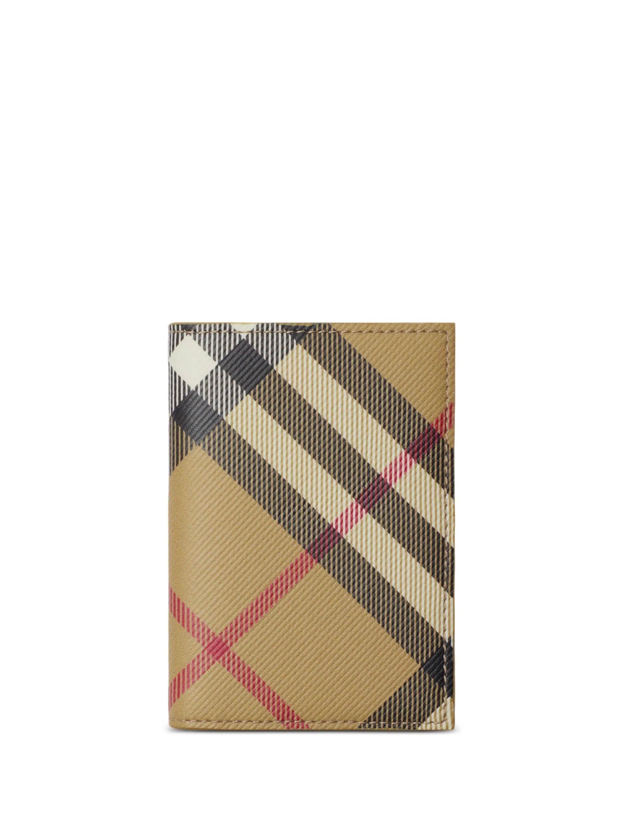 BURBERRY Check Book Credit Card Holder - Mini - Banlieue91 -