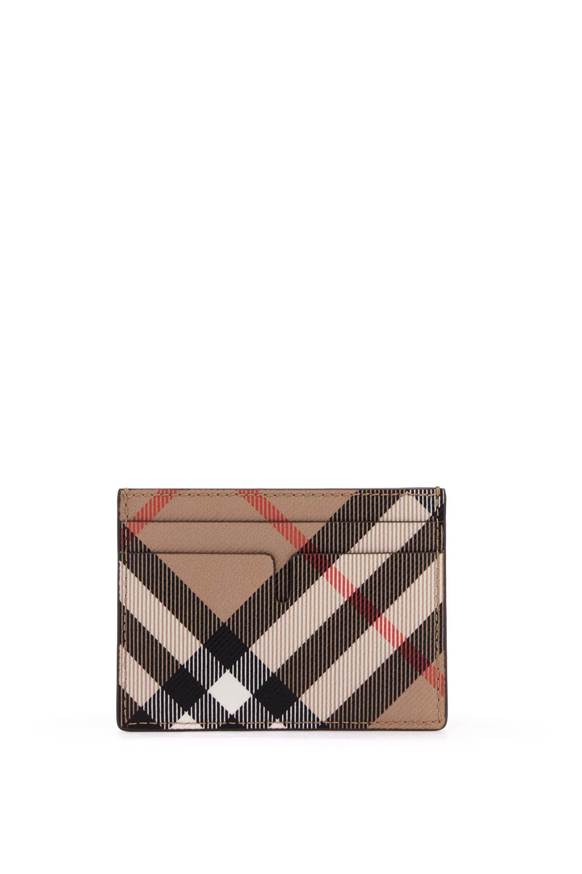 BURBERRY Mini Check Credit Card Holder - Banlieue91 -