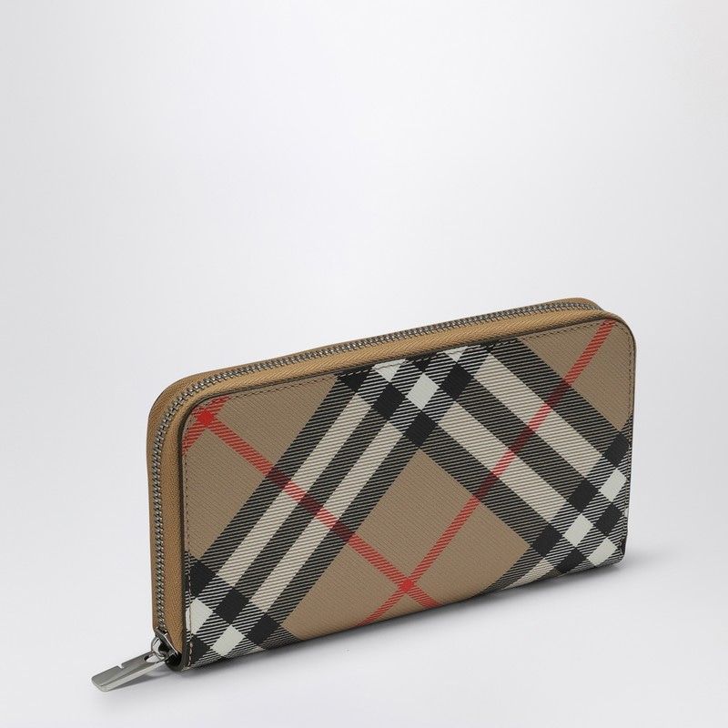 BURBERRY Mini Coated Canvas Wallet - Sophisticated Style for Men - Banlieue91 -