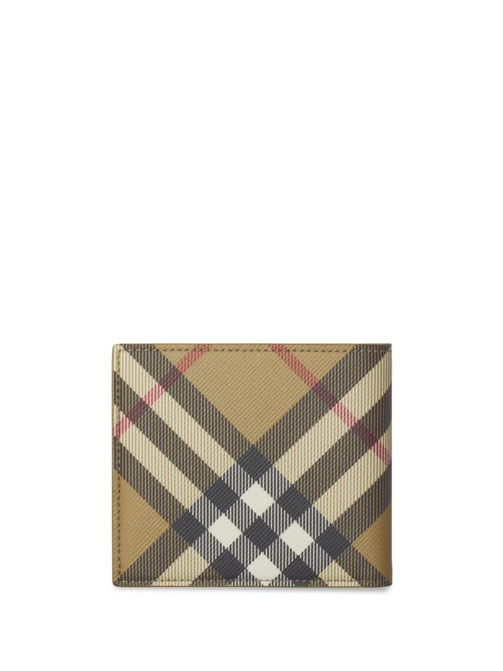 BURBERRY Check Bifold Wallet - Banlieue91 -