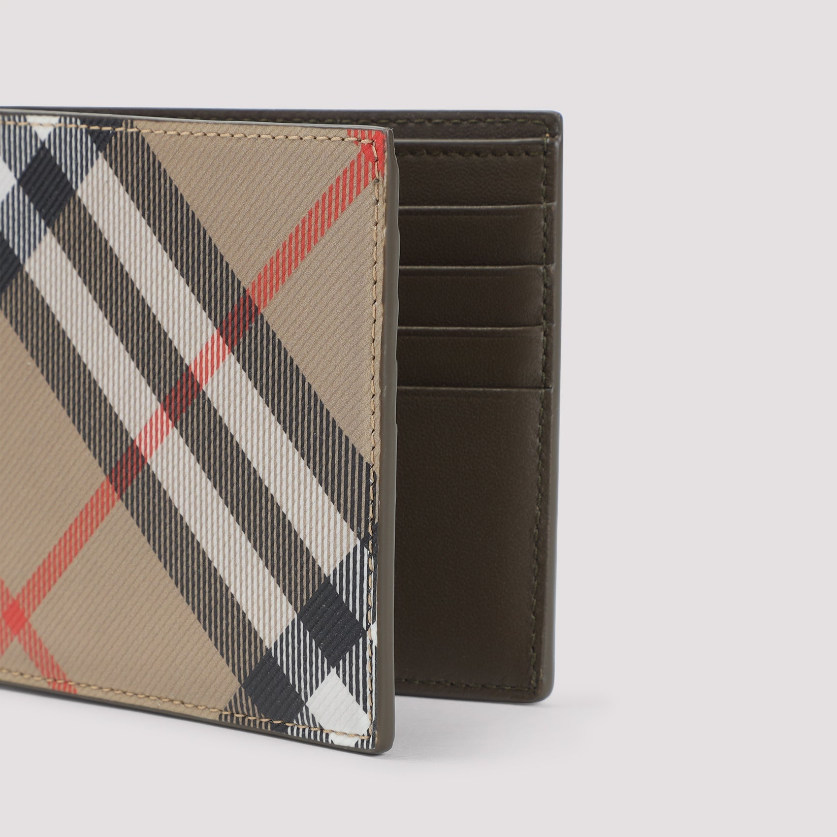 BURBERRY Check Bifold Wallet - Banlieue91 -