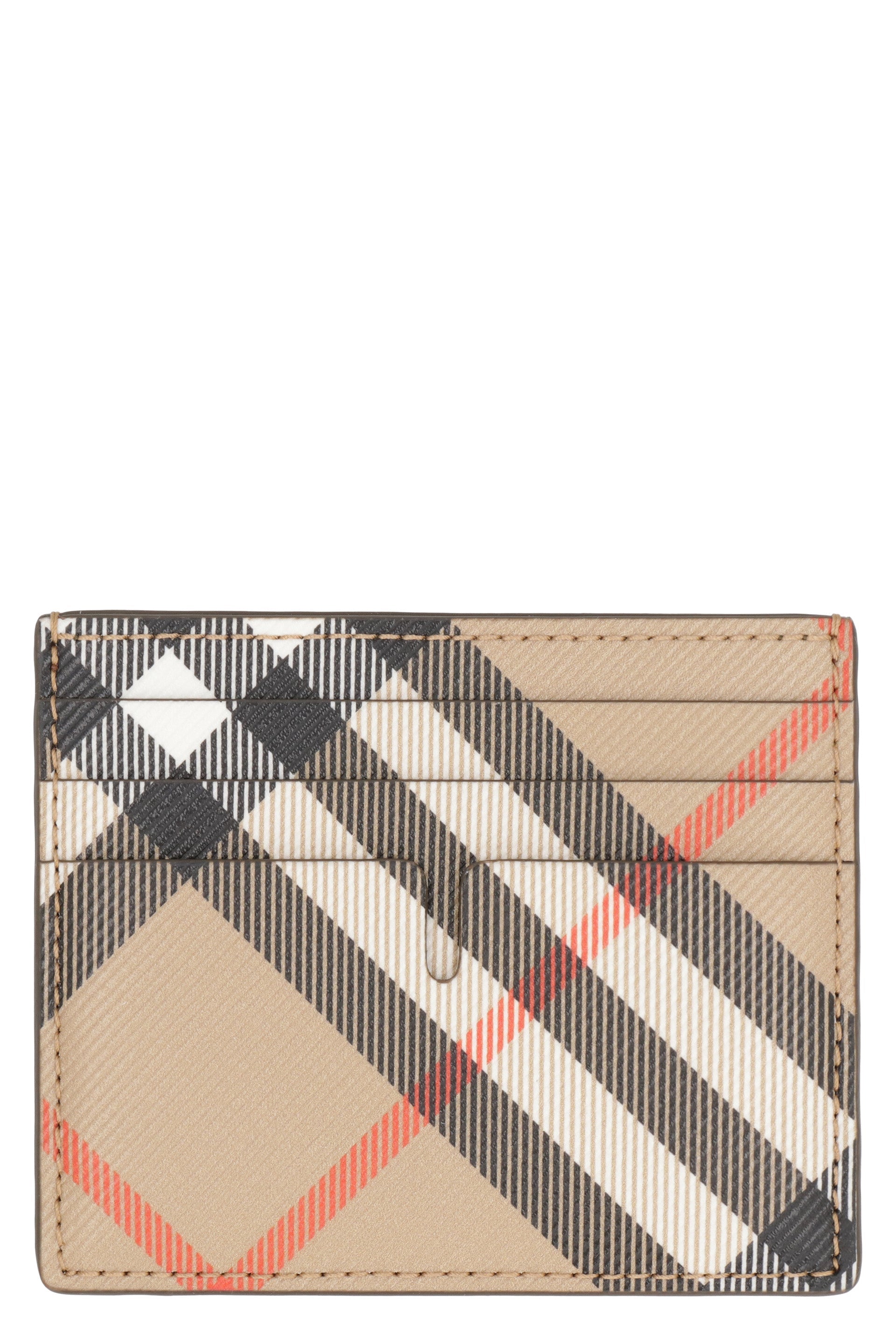 BURBERRY Checkered Design Mini Card Holder - Banlieue91 -