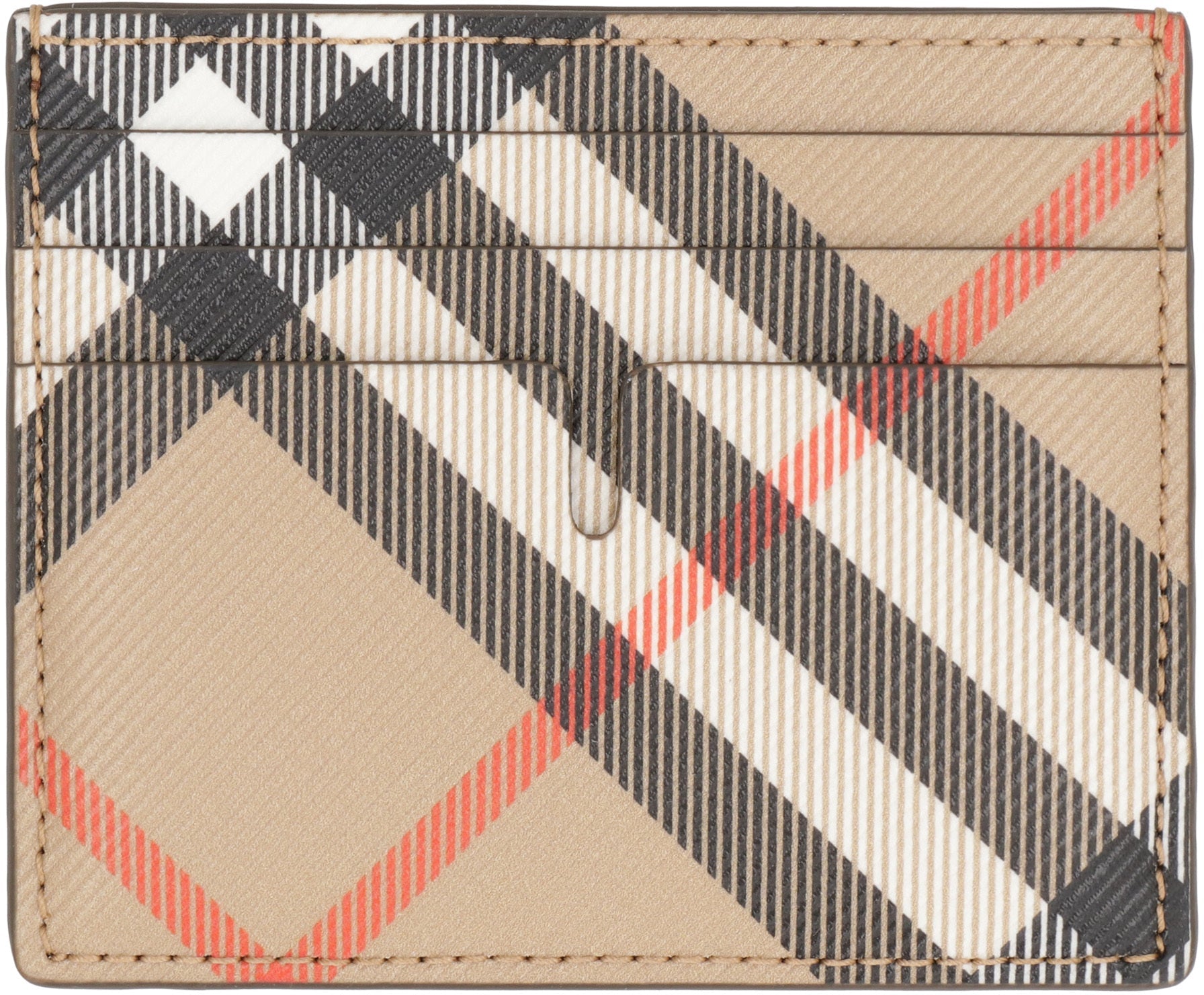 BURBERRY Checkered Design Mini Card Holder - Banlieue91 -