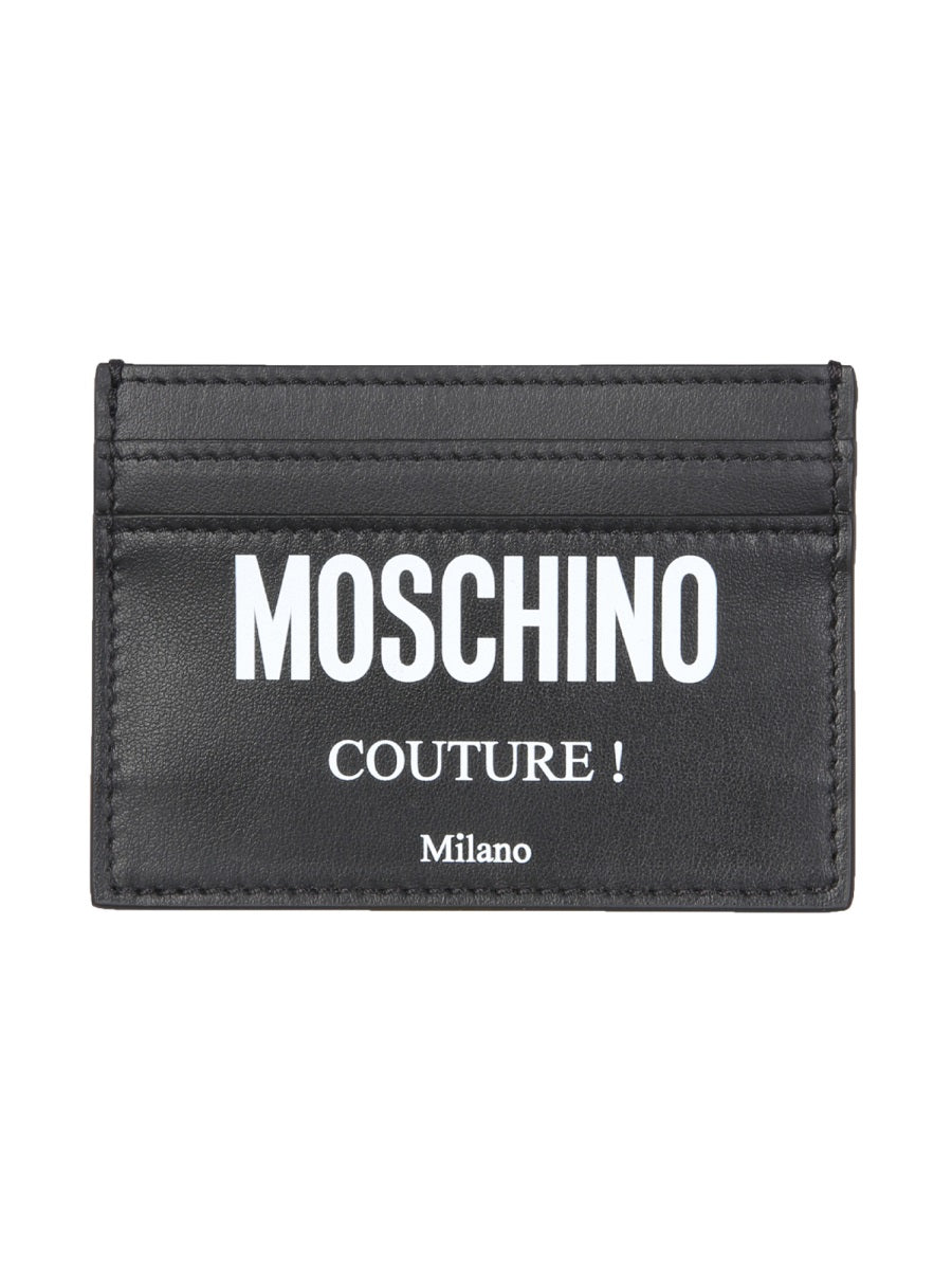MOSCHINO COUTURE Couture Card Holder with Logo - Mini Design - Banlieue91 -