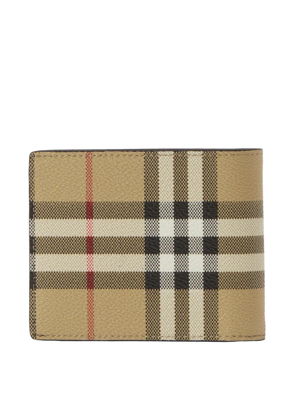 BURBERRY Checkerboard Mini Two-Fold Wallet - Banlieue91 -
