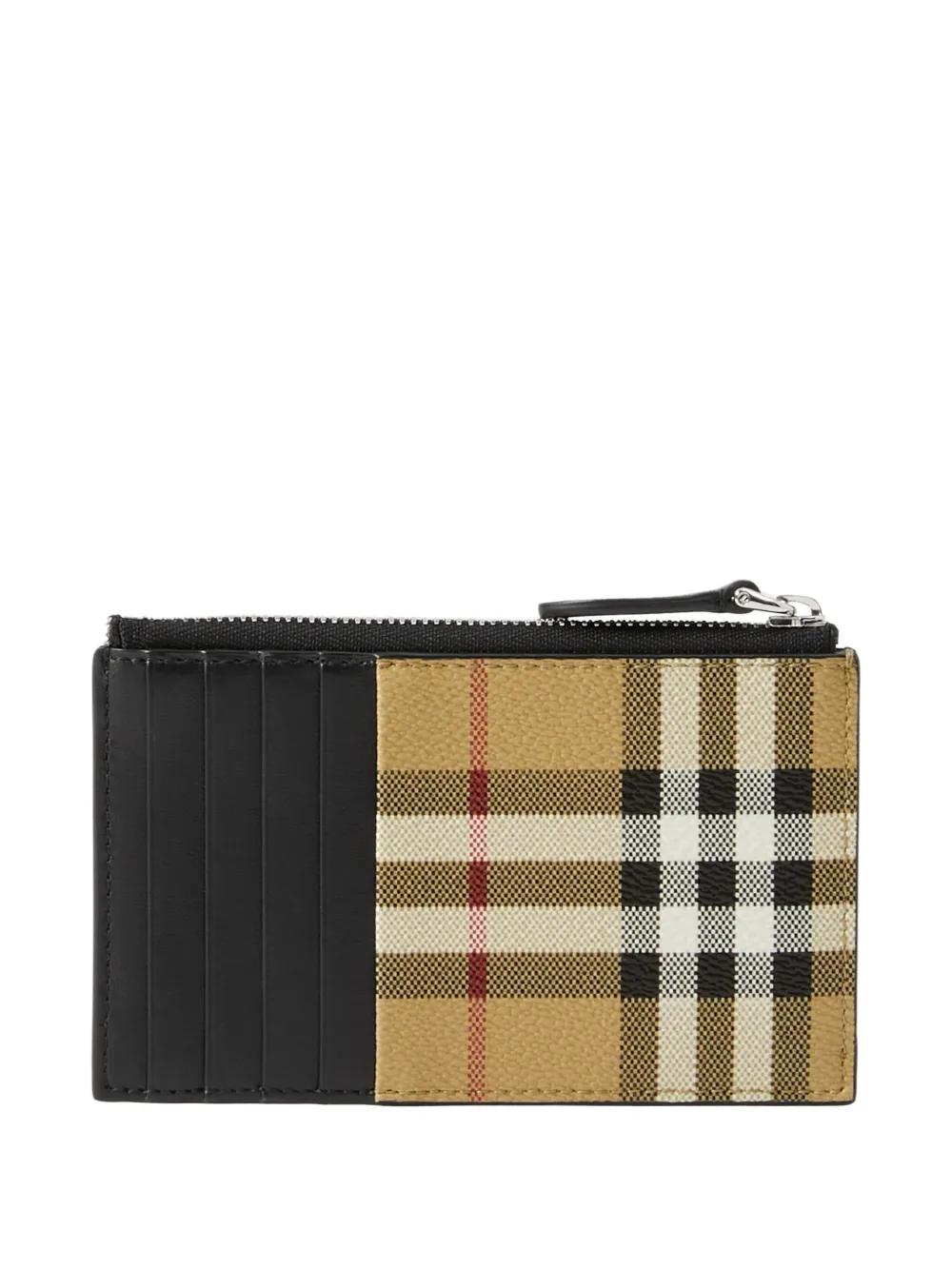 BURBERRY Checkerboard Mini Card Holder - Banlieue91 -