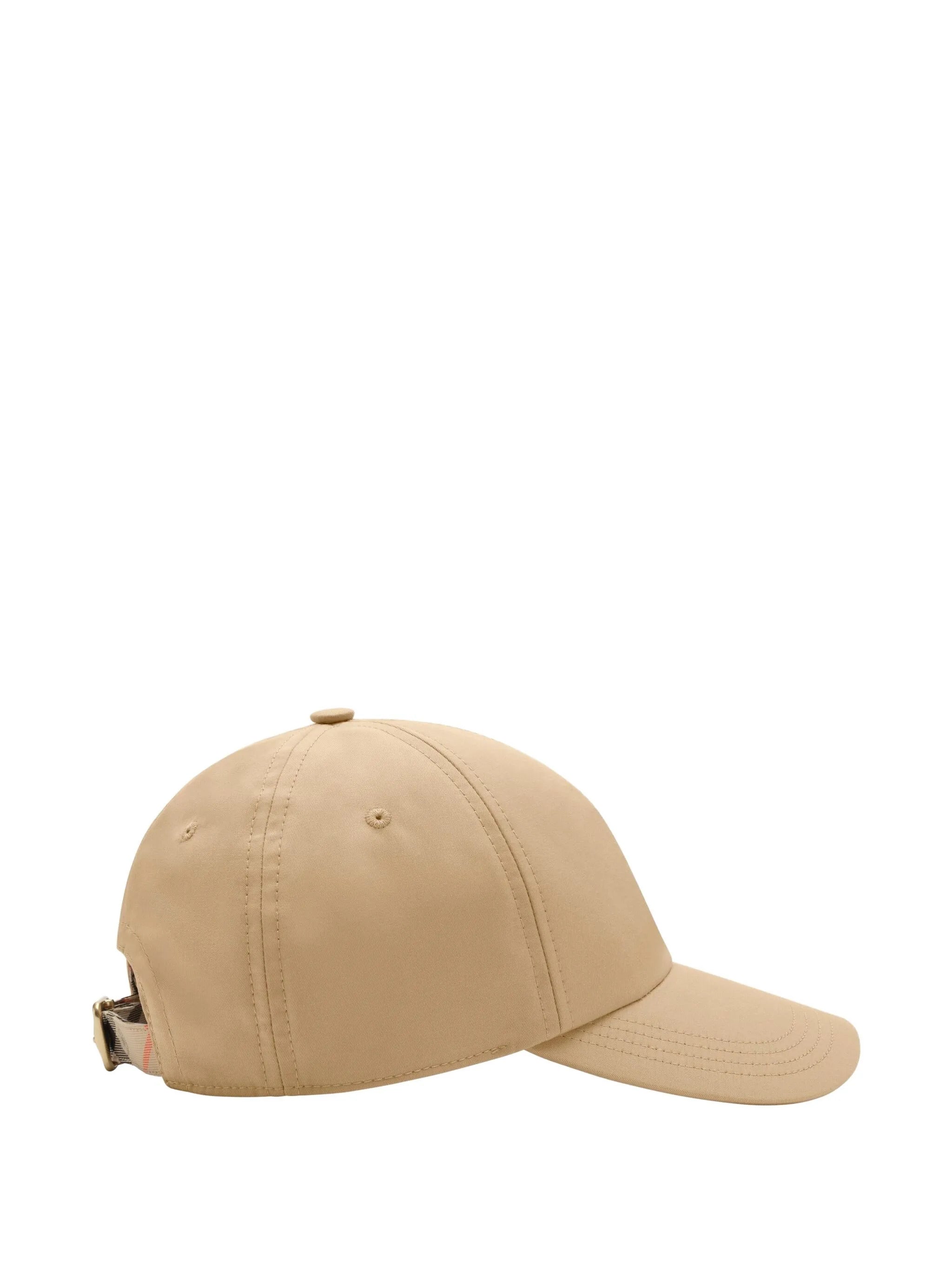 BURBERRY Gabardine Baseball Cap with Embroidered Design - Adjustable Fit - Banlieue91 -