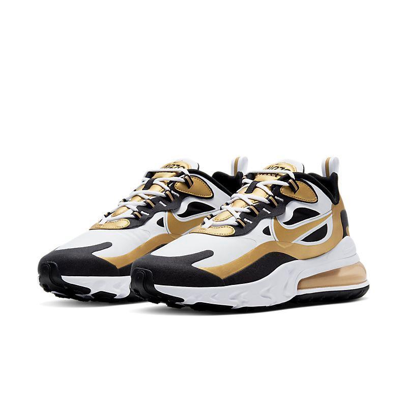 Nike Air Max 270 React 'White Metallic Gold' - Banlieue91