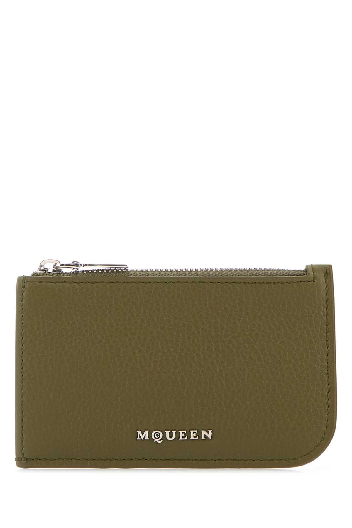 ALEXANDER MCQUEEN Leather Mini Card Holder - Banlieue91 -