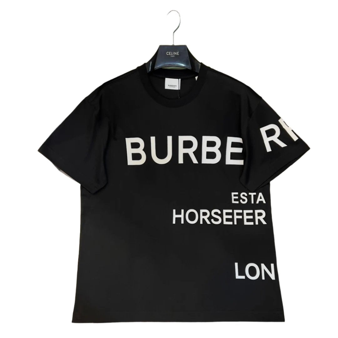 Burberry Black T-Shirt Without Collar - Banlieue91