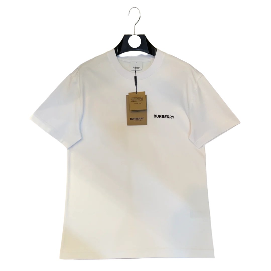 Burberry T-Shirt Without Collar 'White' - Banlieue91