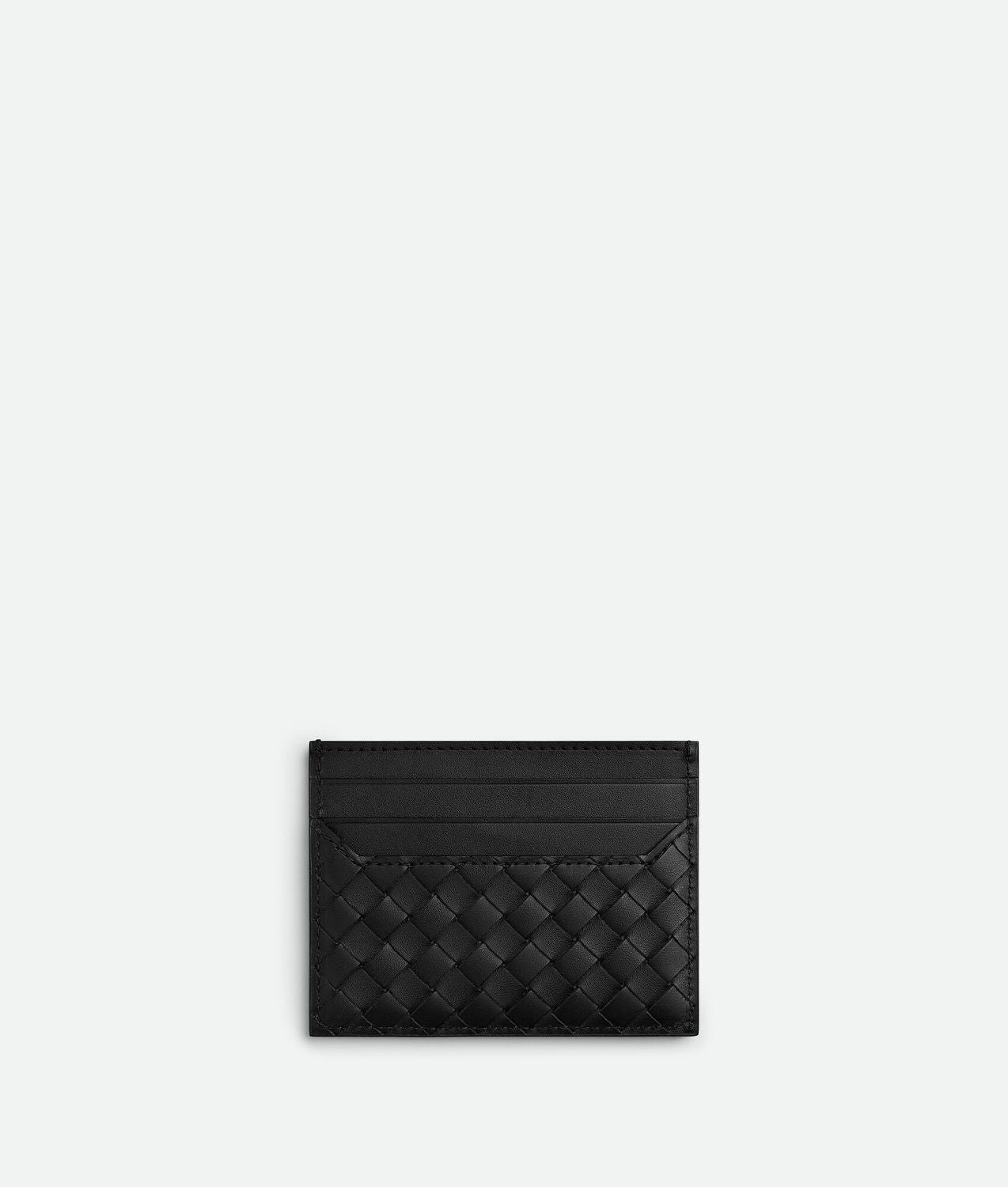 BOTTEGA VENETA Mini Woven Leather Card Holder - Banlieue91 -
