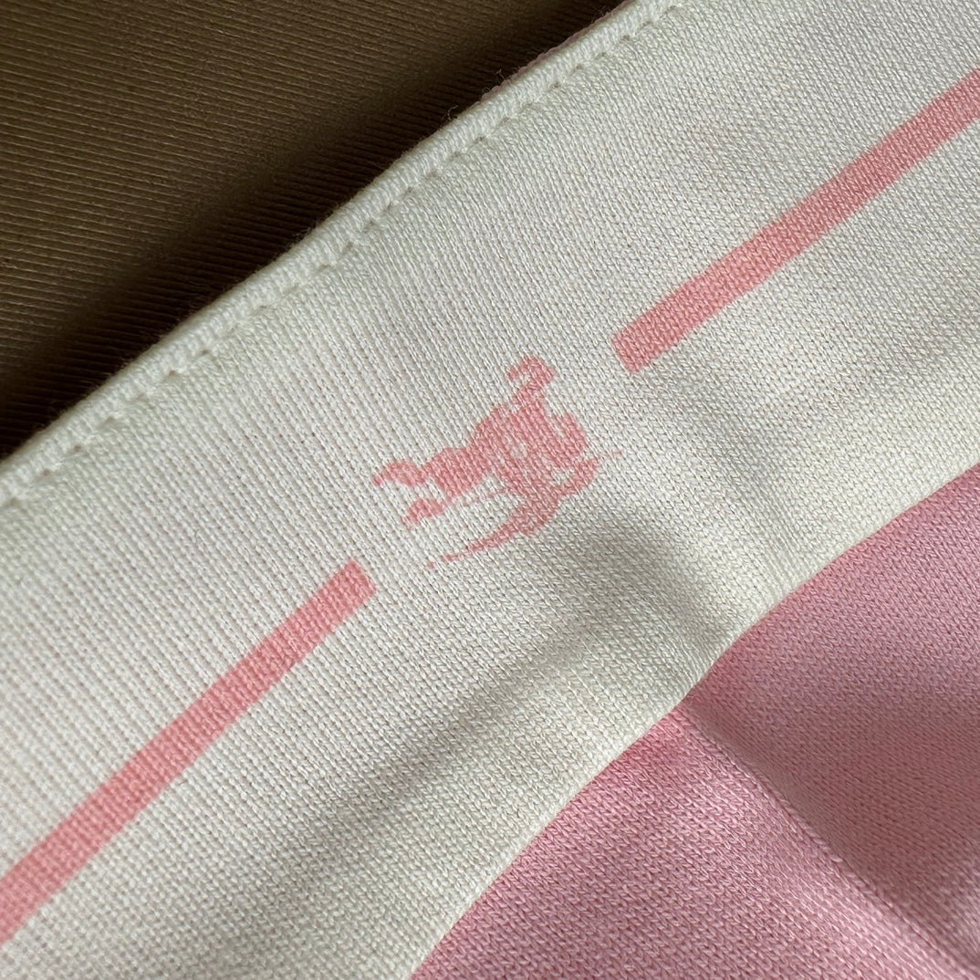 Burberry Pink T-Shirt Without Collar - Banlieue91