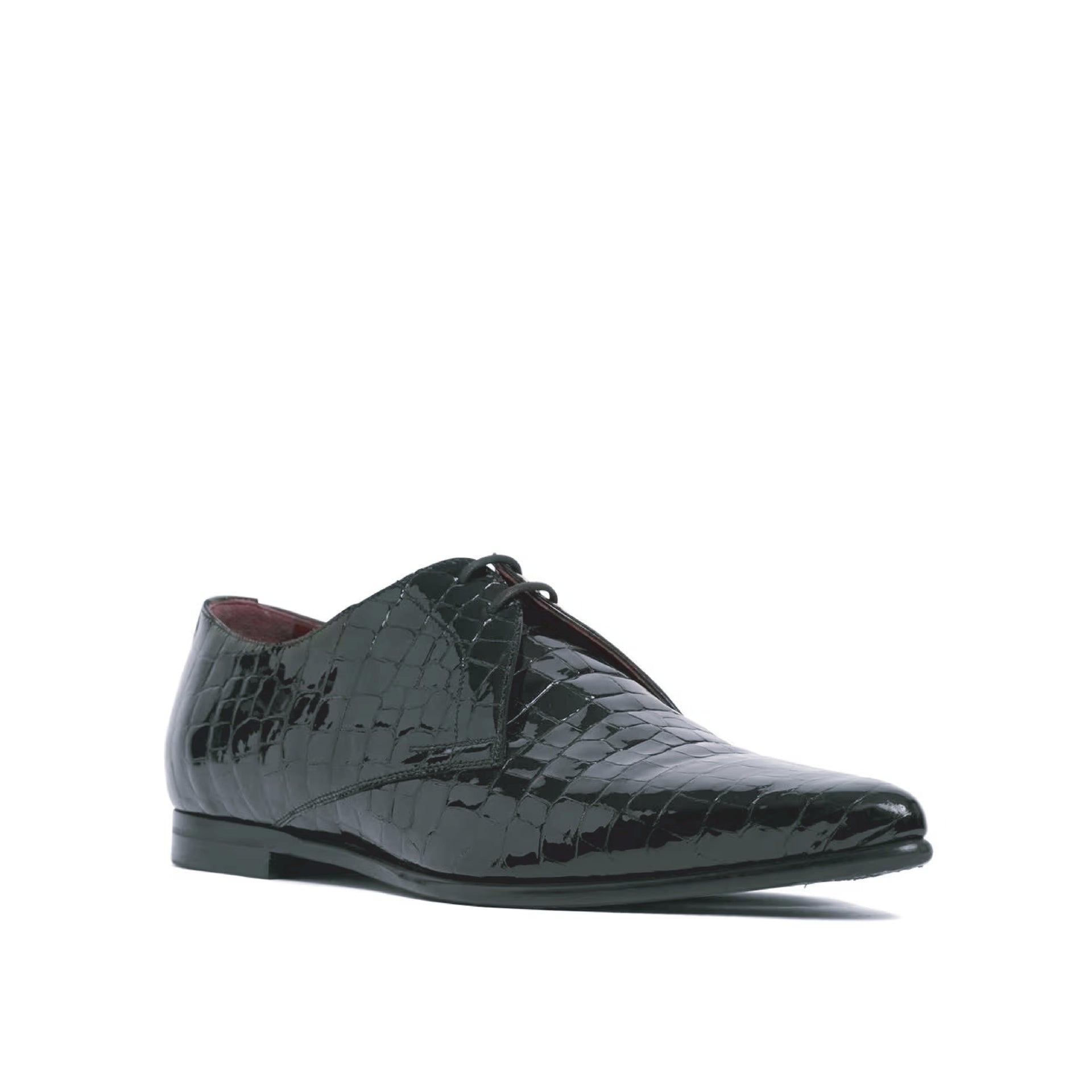 Dolce & Gabbana Achille Croc Embossed Derby - Banlieue91 -