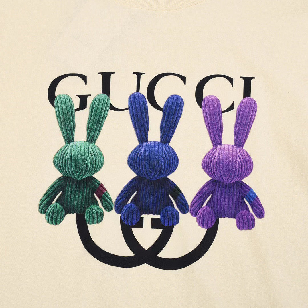 Gucci T-Shirt Without Collar 'Beige' - Banlieue91