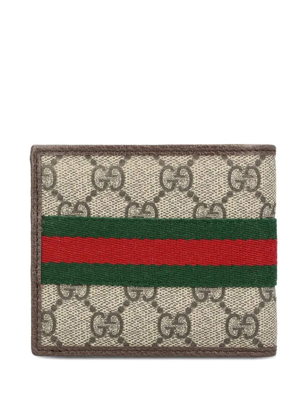 GUCCI Mini Bi-Fold Wallet with Signature Monogram - Banlieue91 -