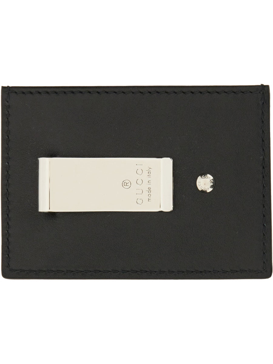 GUCCI Mini Leather Card Holder with Money Clip - Banlieue91 -