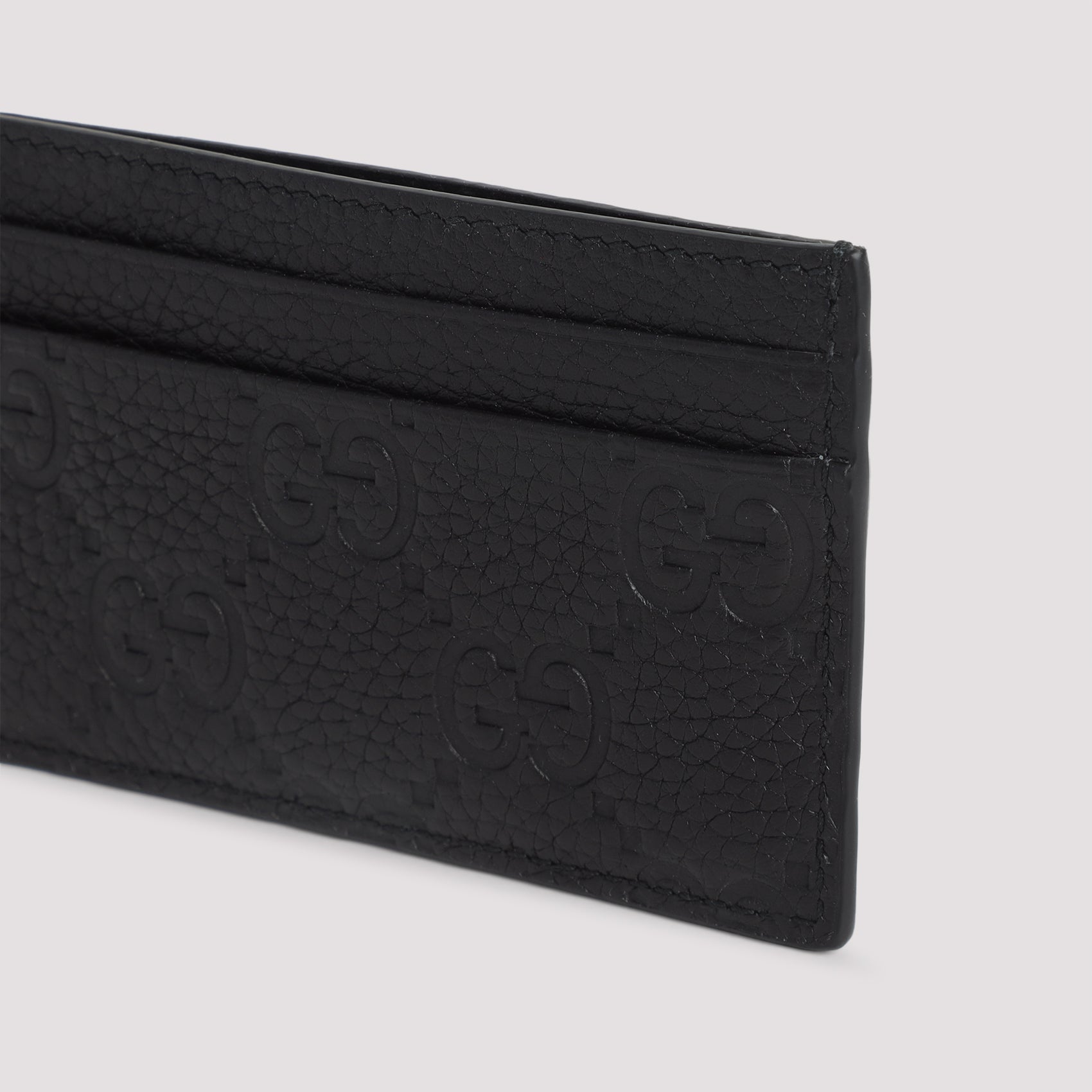 GUCCI Mini Embossed Leather Card Case - Banlieue91 -