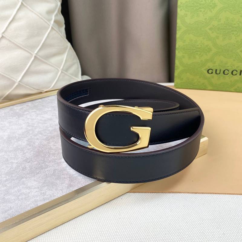 GUCCI Embellished coated-canvas and leather belt 'Black' - Banlieue91