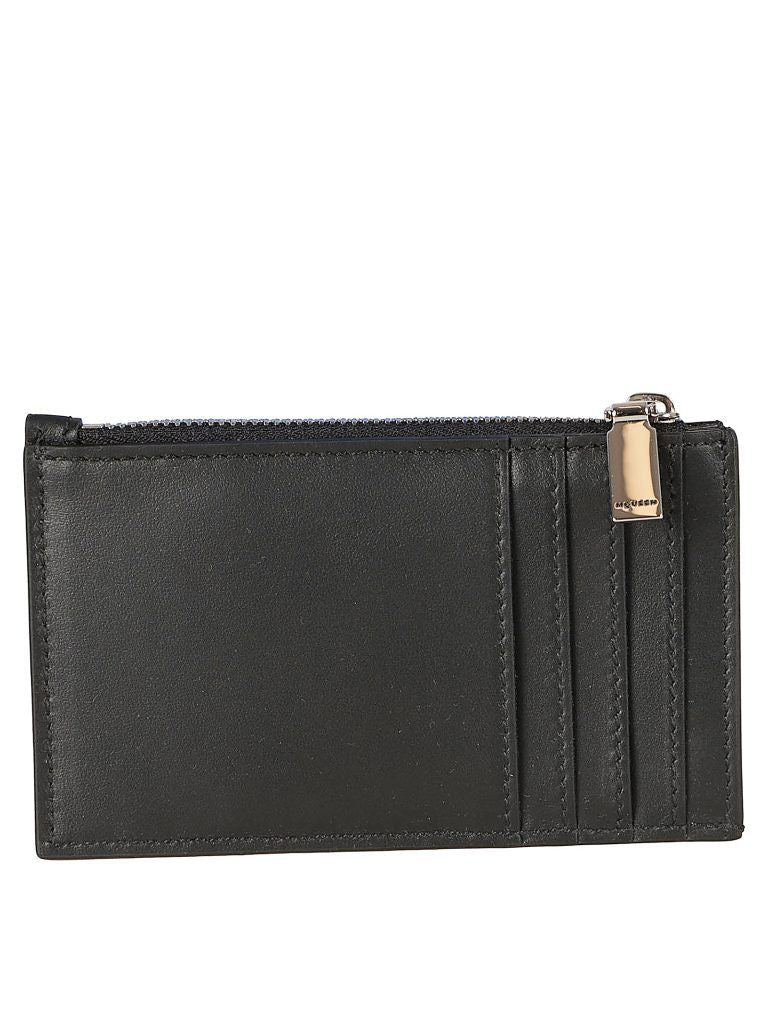 ALEXANDER MCQUEEN Leather Cardholder Wallet - Mini Design - Banlieue91 -