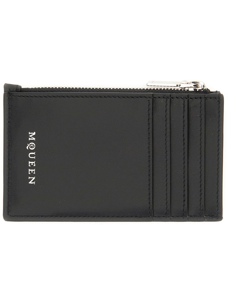 ALEXANDER MCQUEEN Mini Leather Skin Wallet for Men - Banlieue91 -