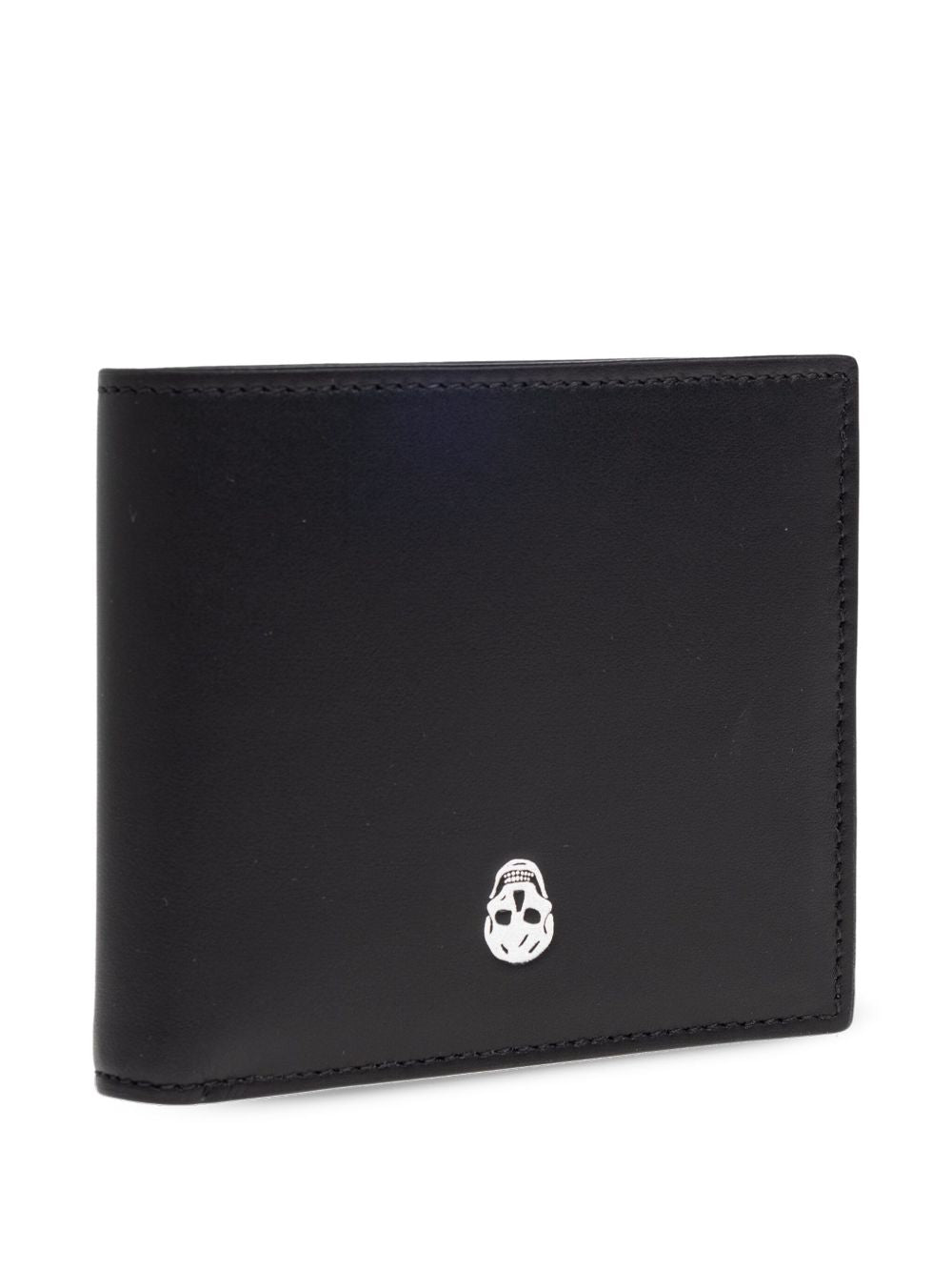 ALEXANDER MCQUEEN Men's Skull Motif Mini Leather Wallet - Banlieue91 -