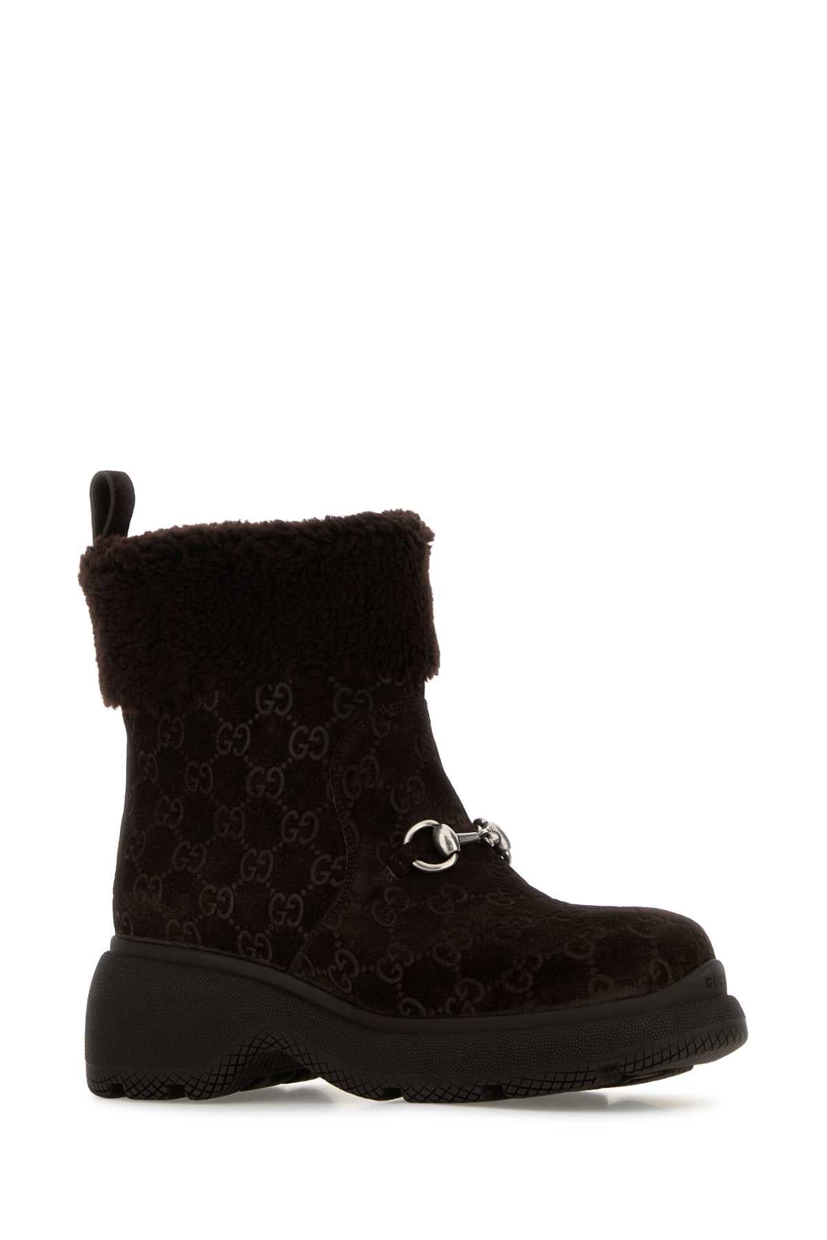 GUCCI Suede Ankle Boots for Women - Banlieue91 -