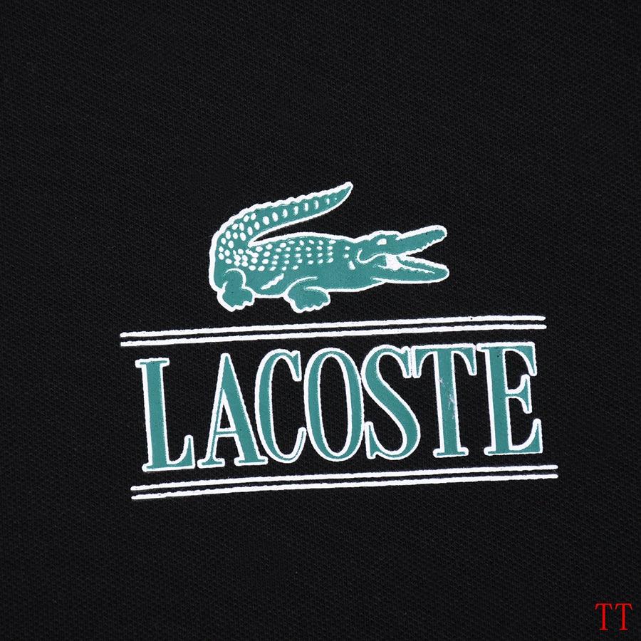 Lacoste Black T-shirt With Collar - Banlieue91