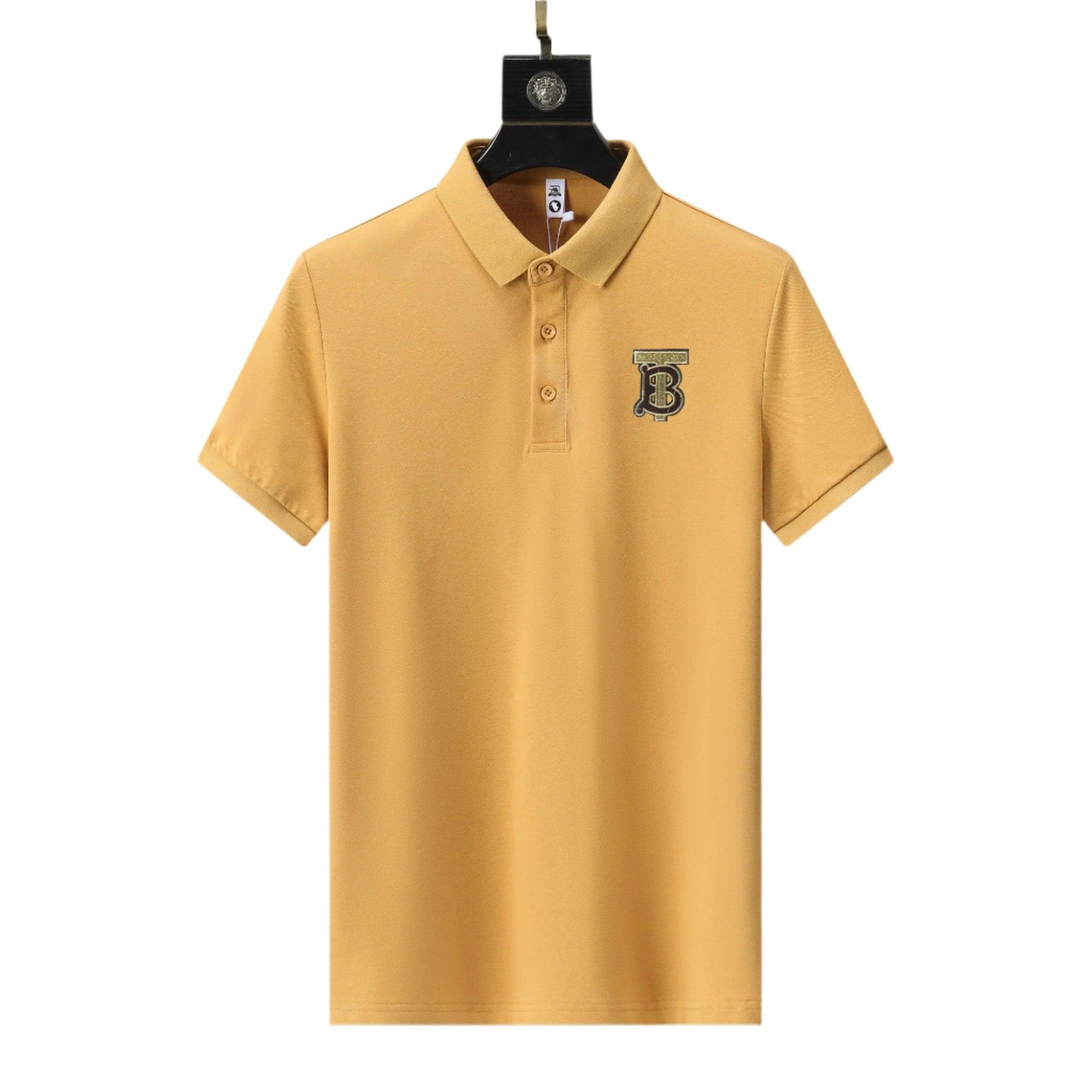 Burberry Yellow T-Shirt With Collar - Banlieue91