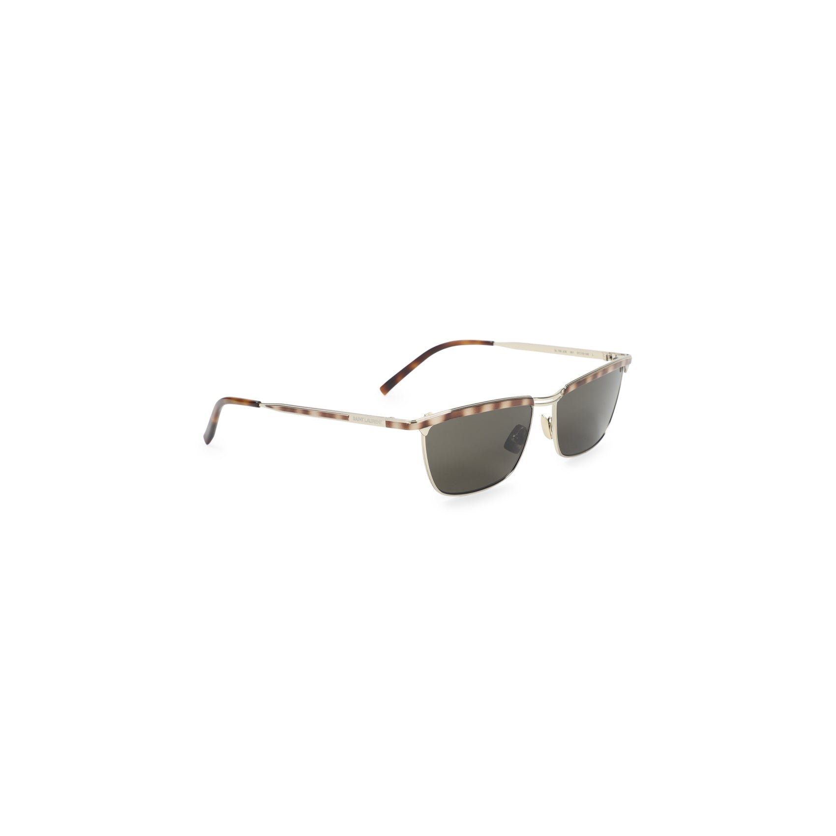 SAINT LAURENT Metal Sunglasses with Squared Frames for Men - Banlieue91 -