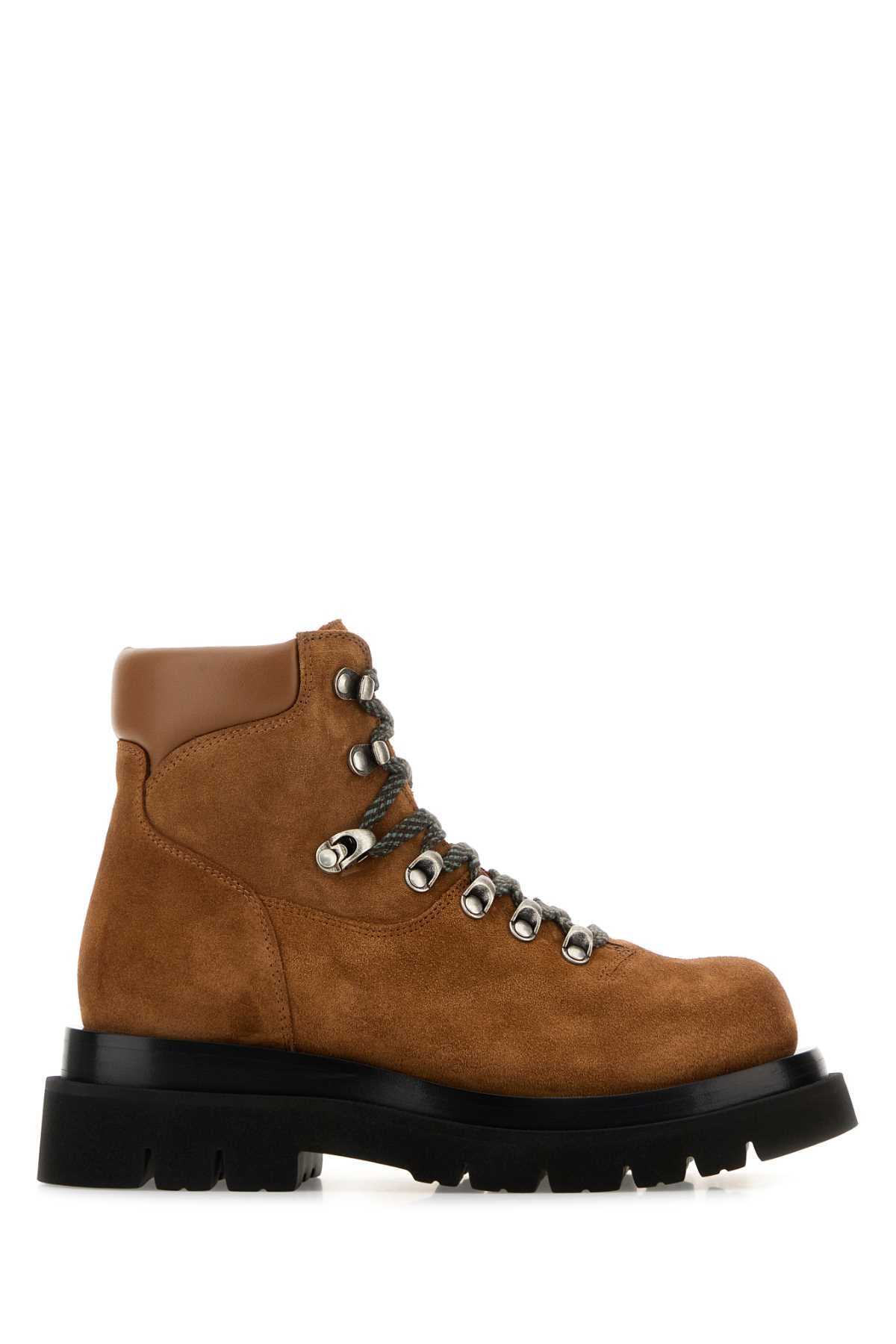 BOTTEGA VENETA Suede Lug Ankle Boots - Banlieue91 -