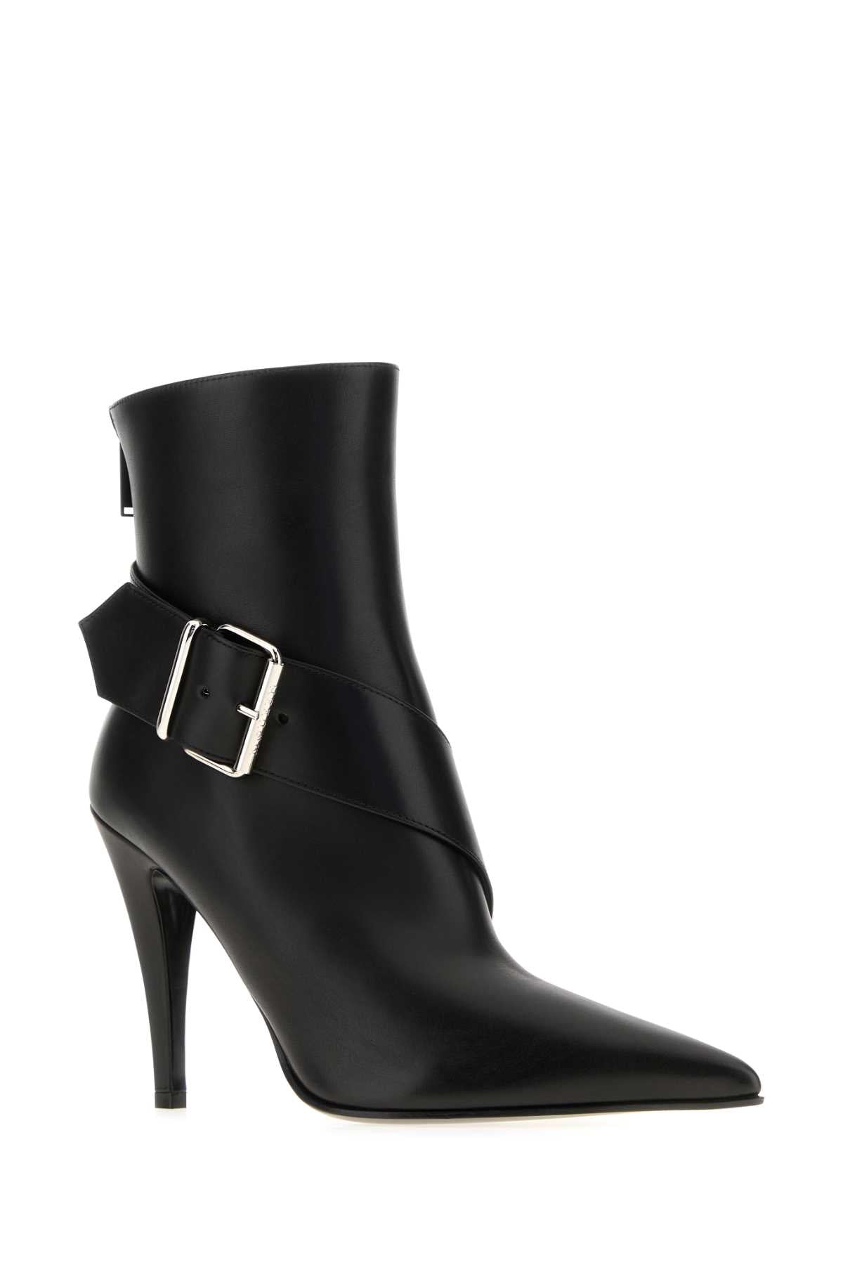 ALEXANDER MCQUEEN Heron Buckle Boots for Women - FW25 Collection - Banlieue91 -