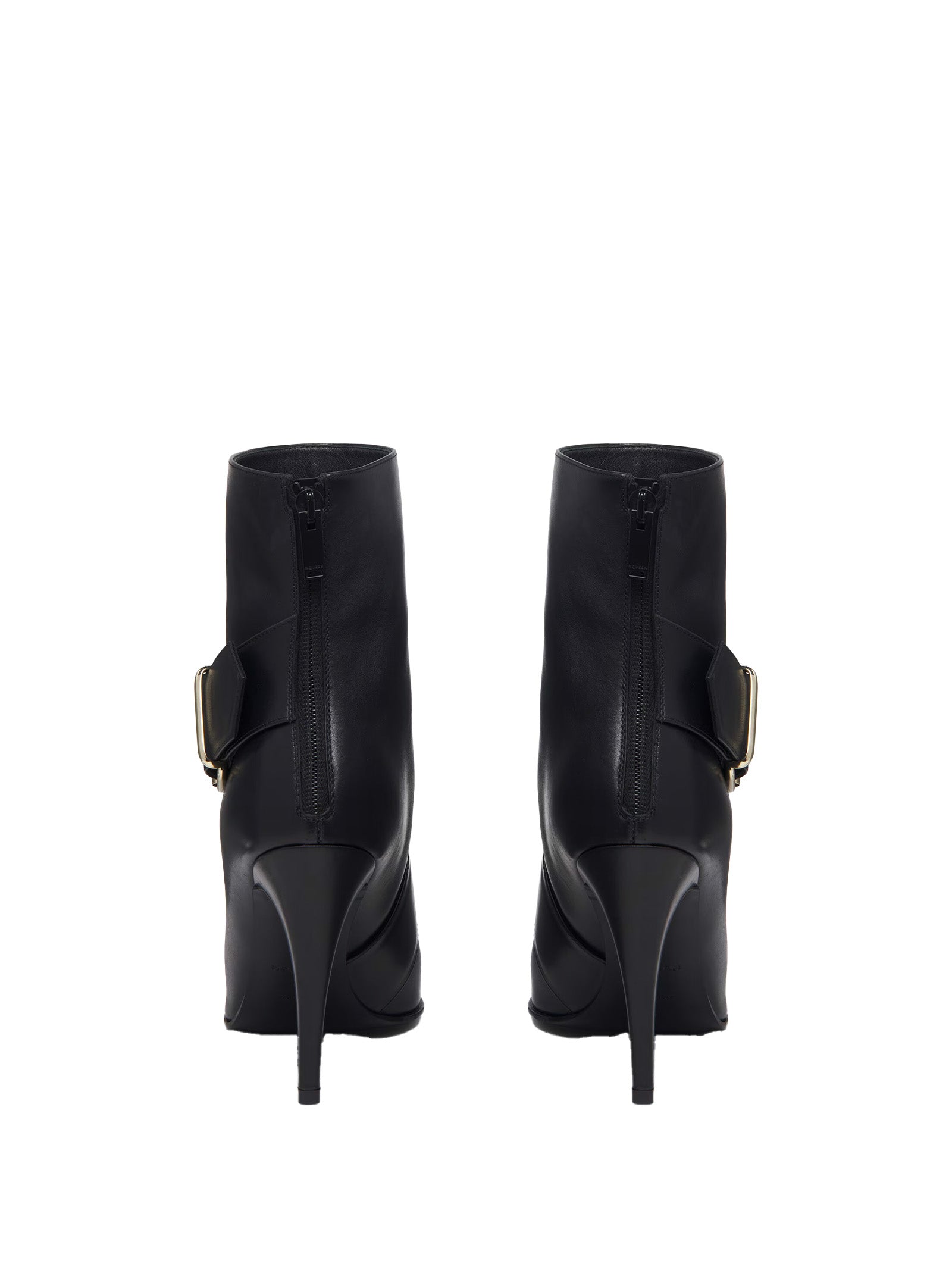 ALEXANDER MCQUEEN Heron Buckle Boots for Women - FW25 Collection - Banlieue91 -