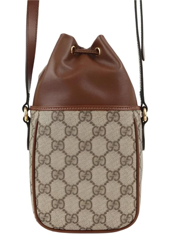 Gucci GG Interlocking G Mini Bucket Bag Beige - Banlieue91