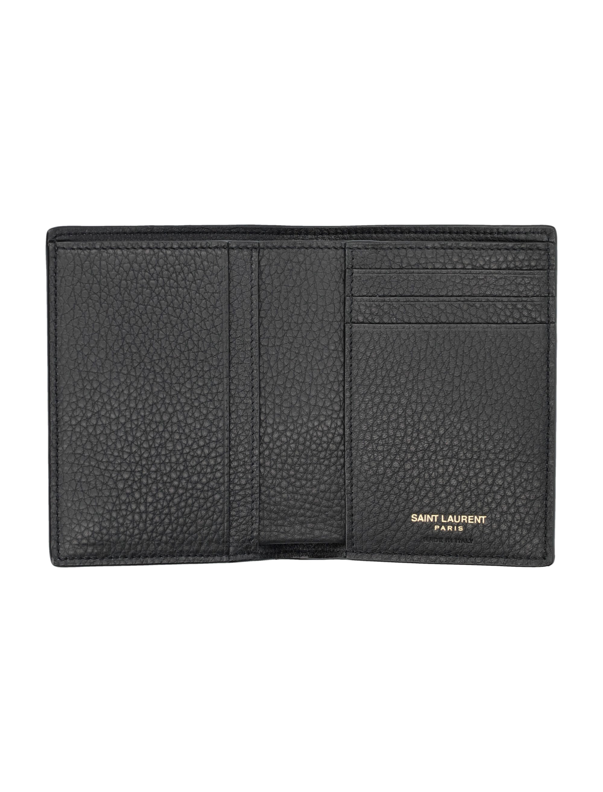 SAINT LAURENT Mini Cassandre Credit Card Wallet - Banlieue91 -
